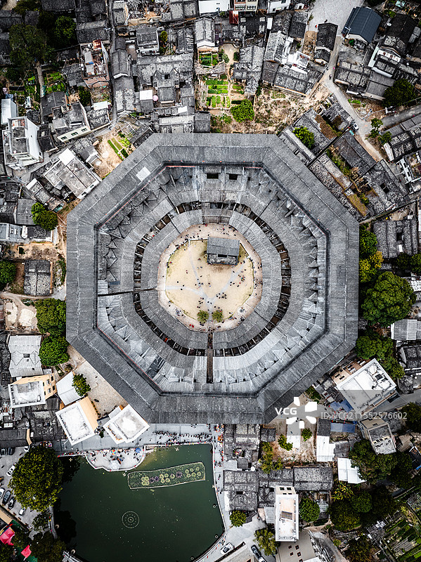 中国广东省潮州市饶平县三饶镇道韵楼图片素材