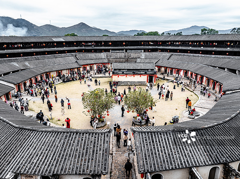 中国广东省潮州市饶平县三饶镇道韵楼图片素材