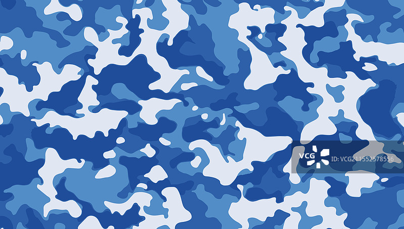 蓝色军用迷彩图案背景图片素材