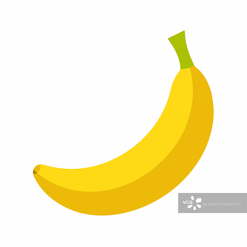 香蕉艺术 - 扁平香蕉水果设计图片素材