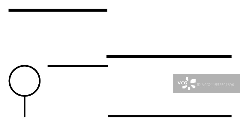 极简线性设计与圆形图片素材