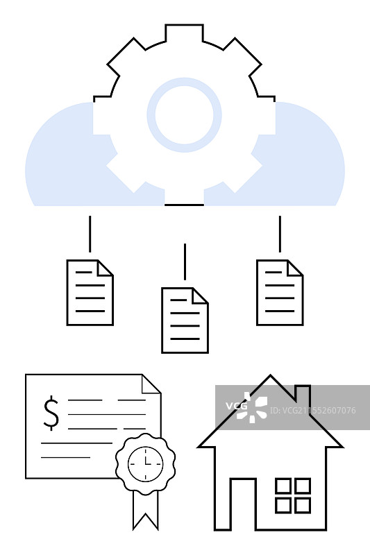 基于云的房地产文档管理图片素材