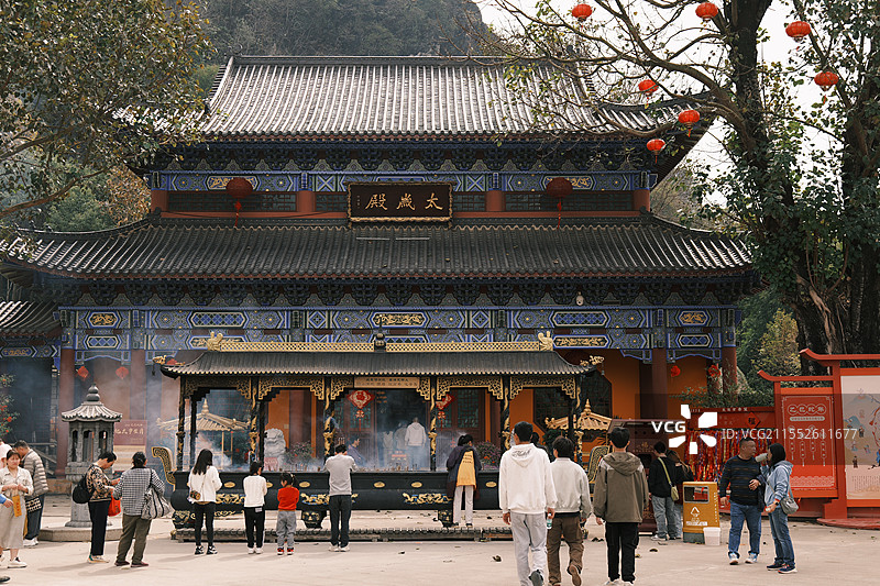 东华阐寺图片素材