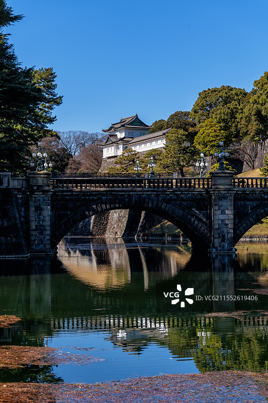 东京皇居二重桥图片素材