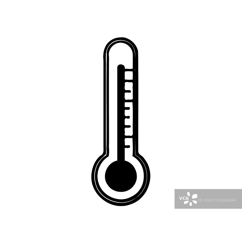 温度的温度计图标概念图片素材