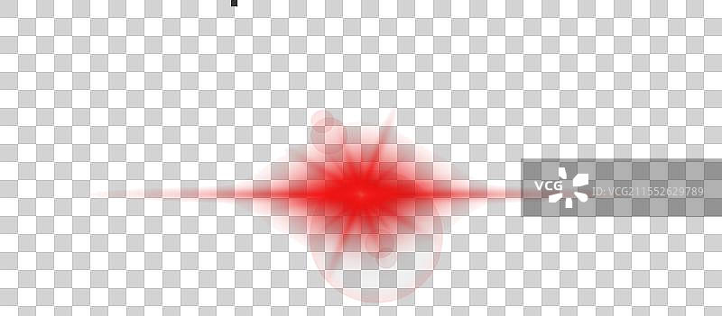 红色水平光效镜头光晕图片素材