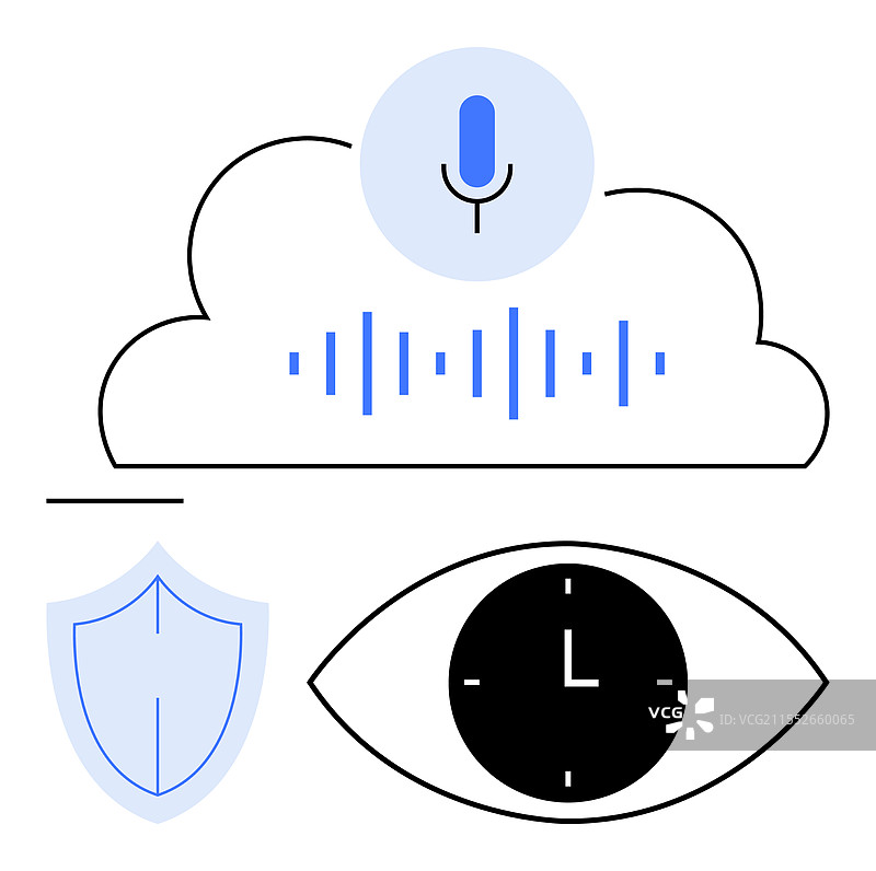语音识别数据的安全性与时间管理图片素材