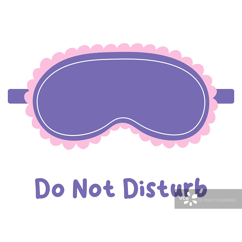 可爱的睡眠眼罩配件图片素材