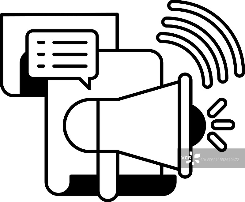 一个带有锥形顶端的麦克风图形图片素材