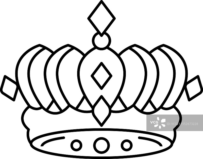 一顶镶有钻石的皇冠图片素材