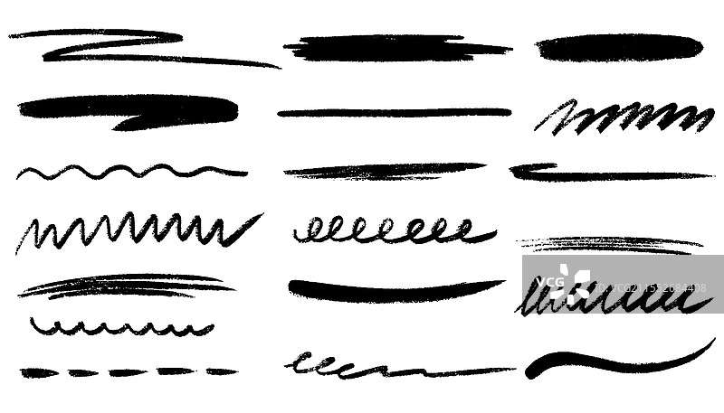 2602线蜡笔图片素材