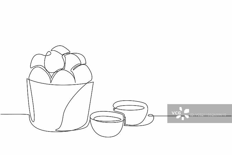 一笔画出的奶酪堆图片素材