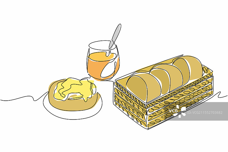 单一连续线条绘画 3 件图片素材