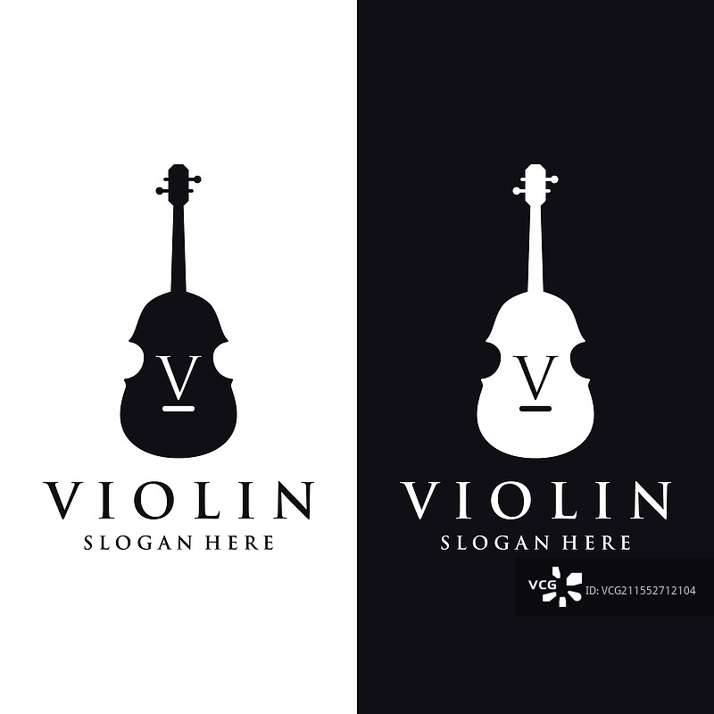 小提琴和拨弦乐器的标志图片素材