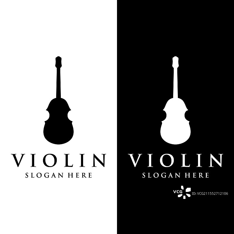 小提琴和拨弦乐器的标志图片素材