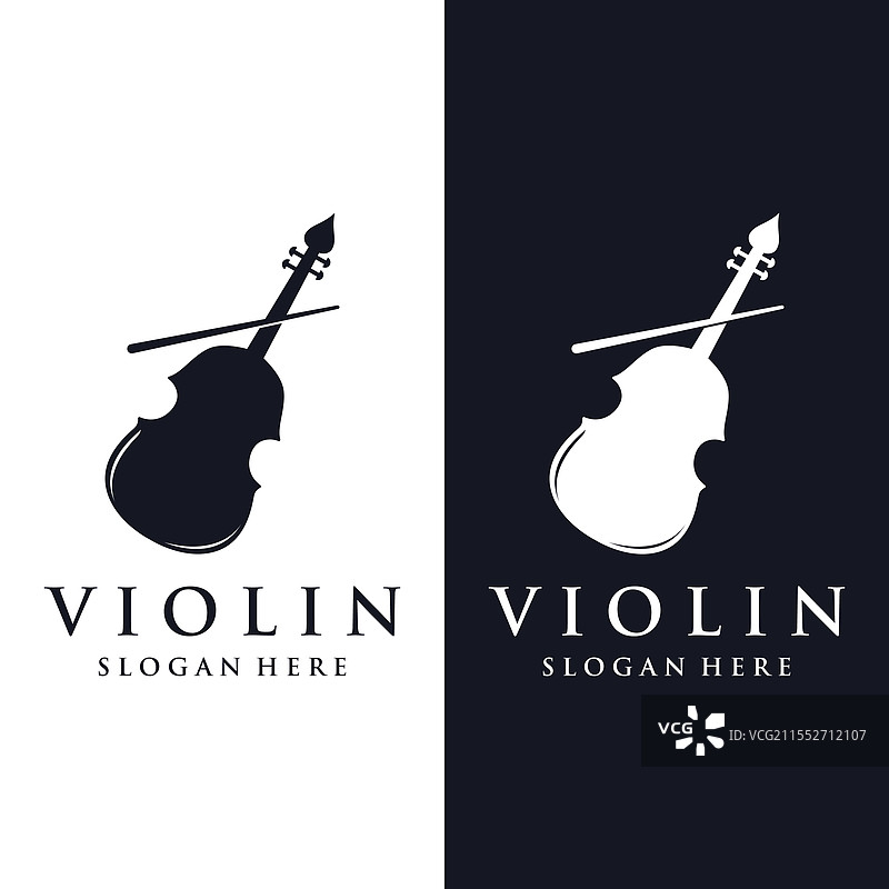 小提琴和拨弦乐器的标志图片素材