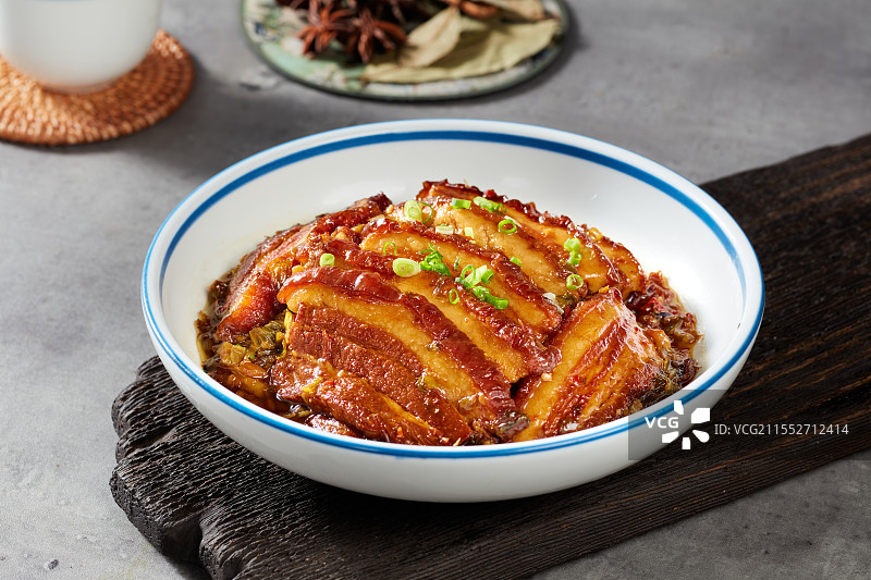 农家梅菜扣肉图片素材