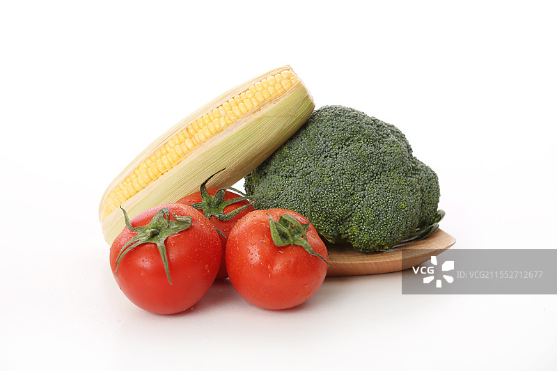 番茄西兰花玉米图片素材