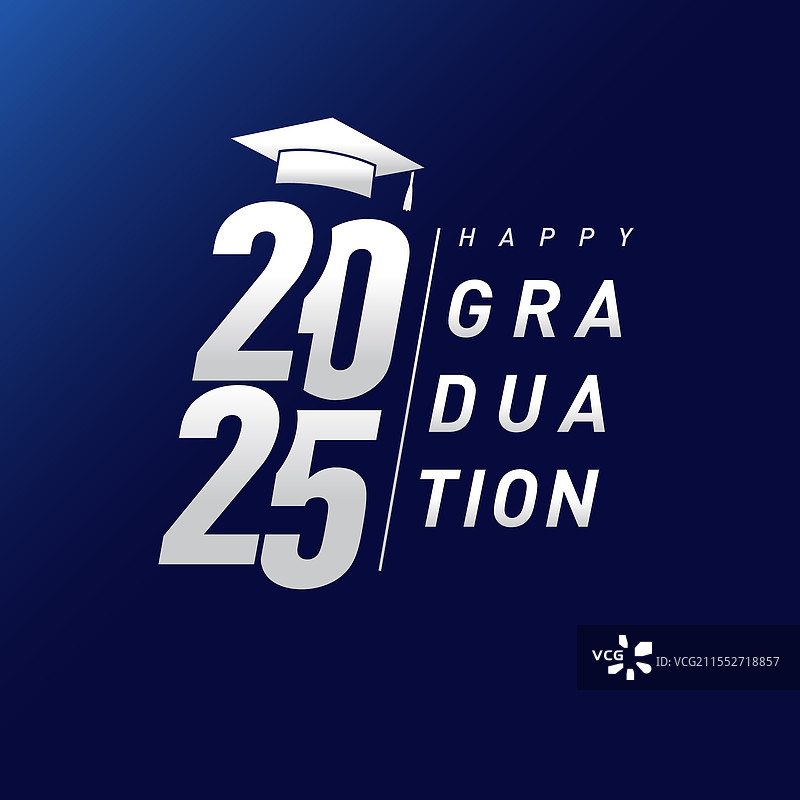 2025届毕业生方形标志排版设计图片素材