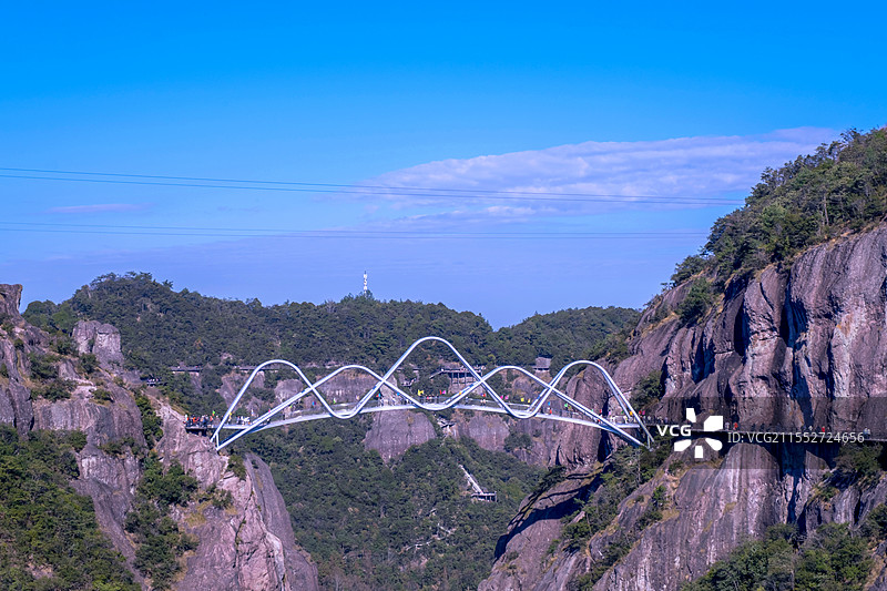 浙江台州神仙居景区如意桥图片素材