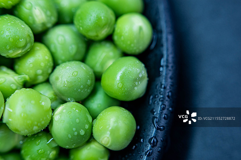 四川绵阳豌豆、豌豆荚、青豌豆、豌豆粒、豆类图片素材