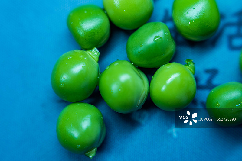 四川绵阳豌豆、豌豆荚、青豌豆、豌豆粒、豆类图片素材