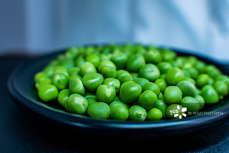 四川绵阳豌豆、豌豆荚、青豌豆、豌豆粒、豆类图片素材