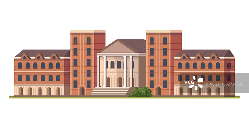 大学建筑外观的校舍图片素材