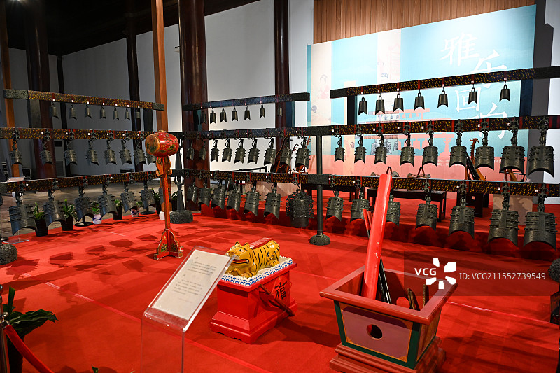 南京朝天宫 江南府学 文庙 明清古建筑群 国家4A景区 南京市博物馆 文庙 儒家文化遗址  红墙黄瓦图片素材