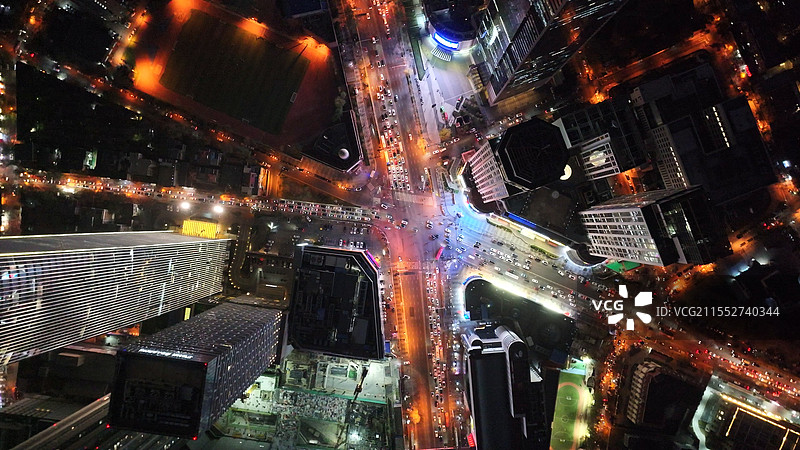 天津城市夜景图片素材