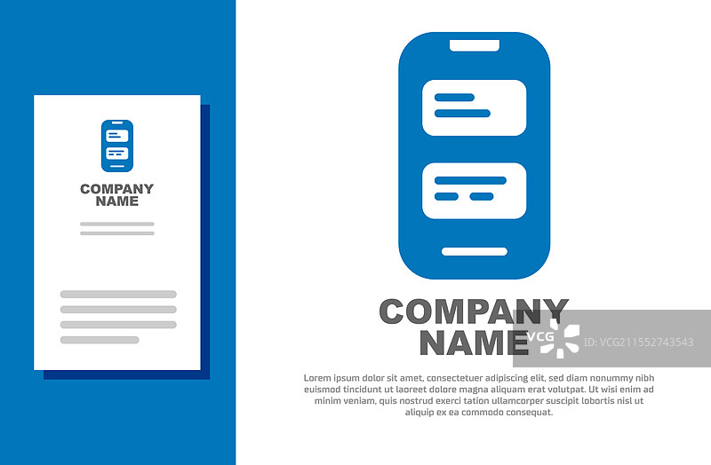 蓝色在线翻译器图标，背景为白色图片素材