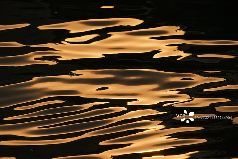 北海外沙港的浮光掠影图片素材