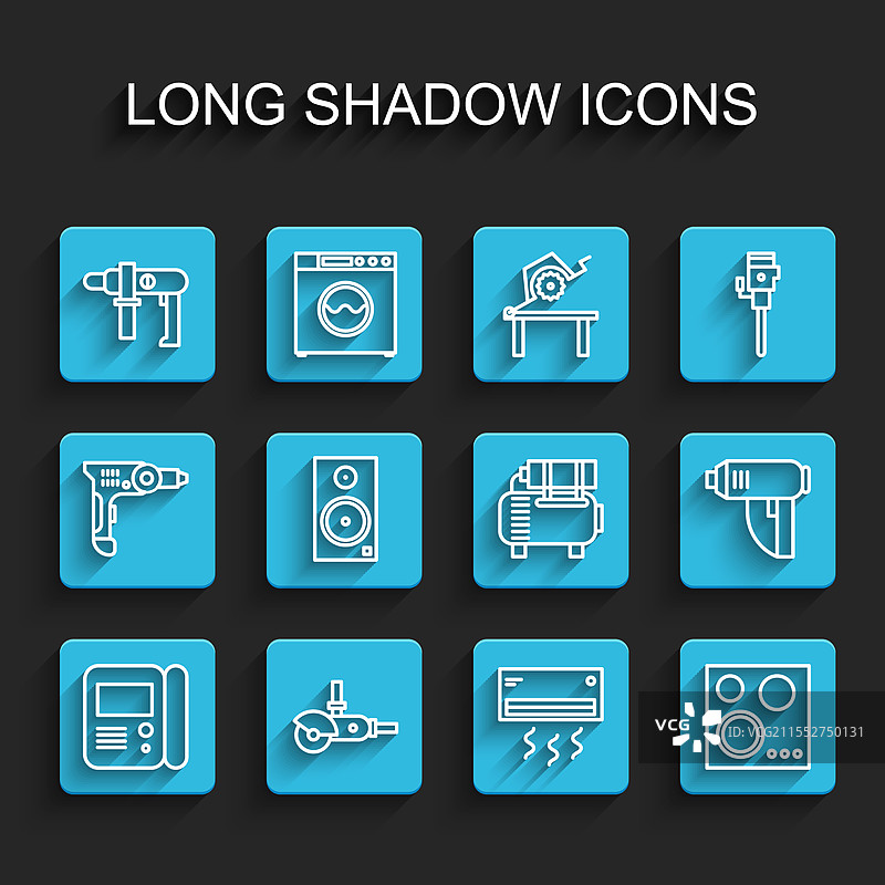 设置线路房屋对讲系统角磨机图片素材