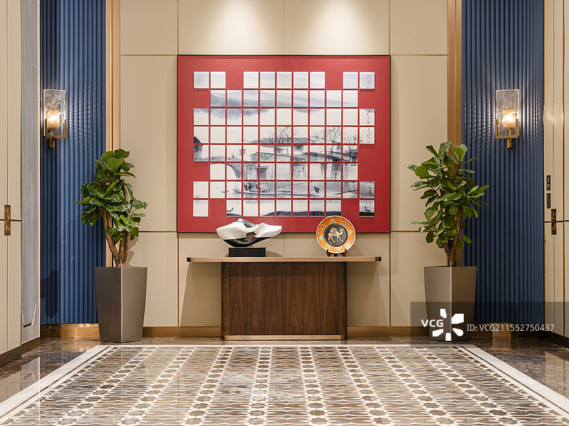 豪华酒店中餐馆中餐厅包间图片素材