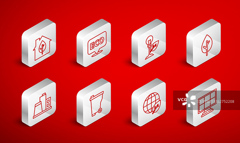 生态健康的太阳能面板标签图片素材