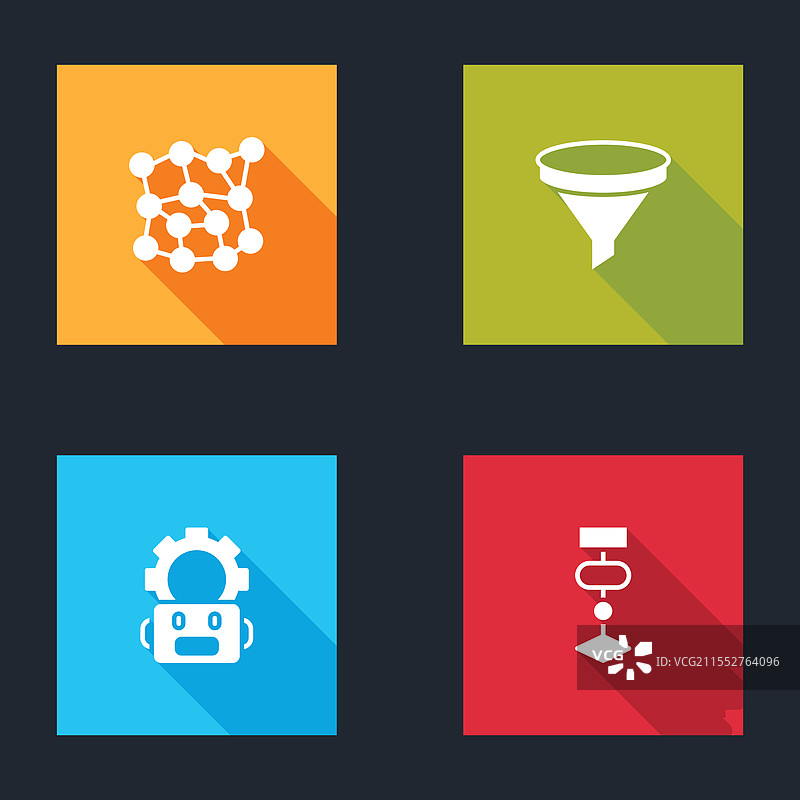 设置神经网络漏斗过滤器机器人参数图片素材