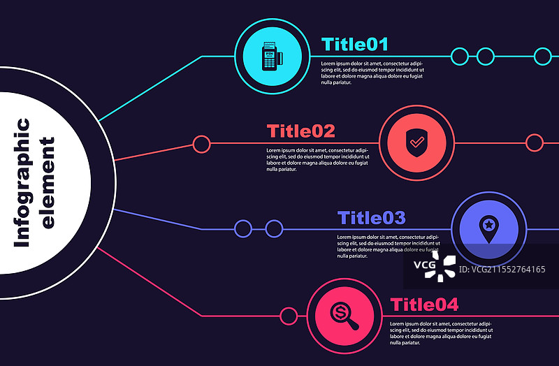 设置带有勾选标记位置的POS终端保护罩图片素材