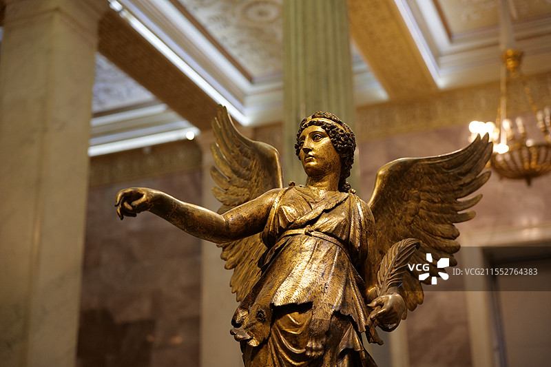 胜利女神像图片素材
