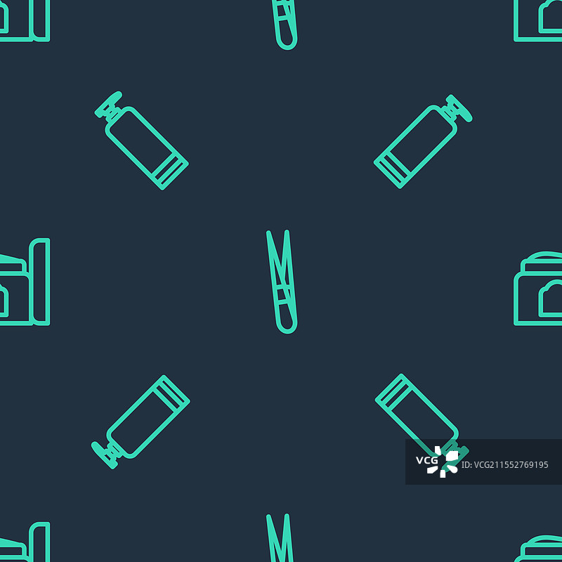 眉毛修整镊子、护肤霜和化妆品管图片素材