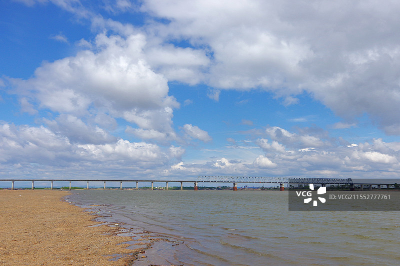 江畔风光图片素材