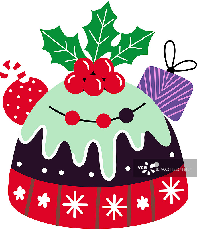 圣诞布丁图片素材