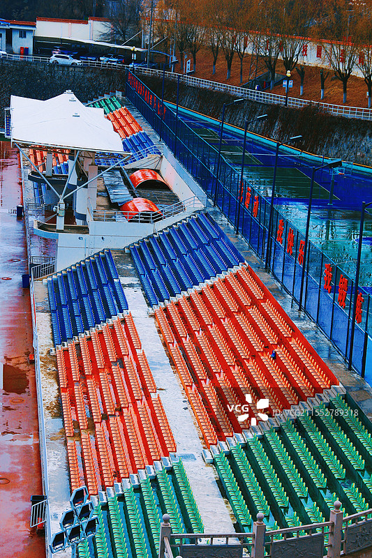 校园一角图片素材