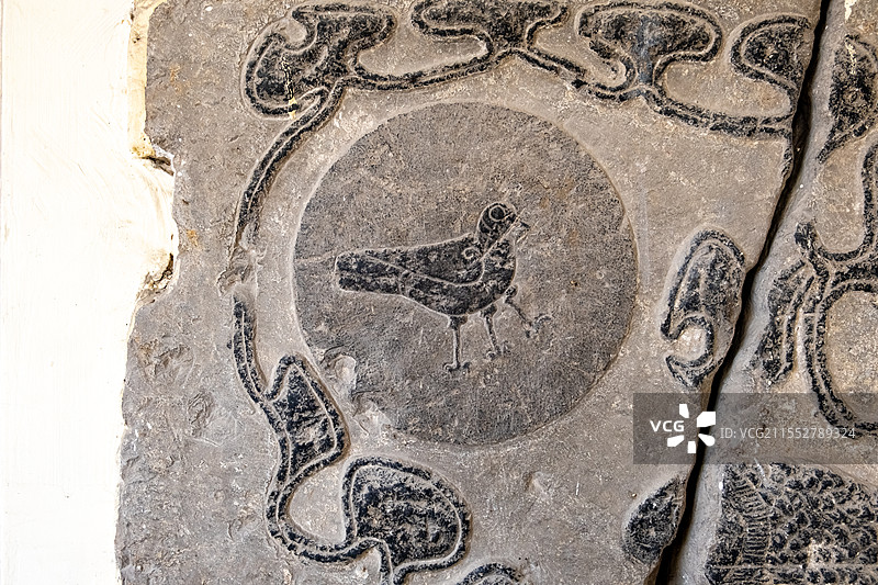 白集汉墓汉画像石图片素材