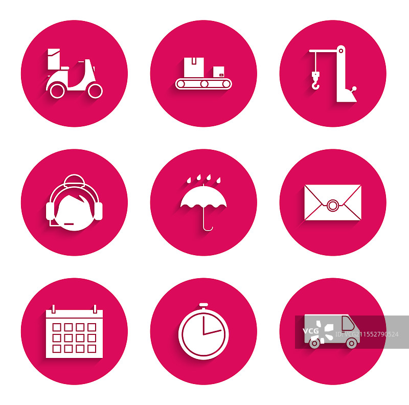 雨伞和雨滴的计时器交付图片素材