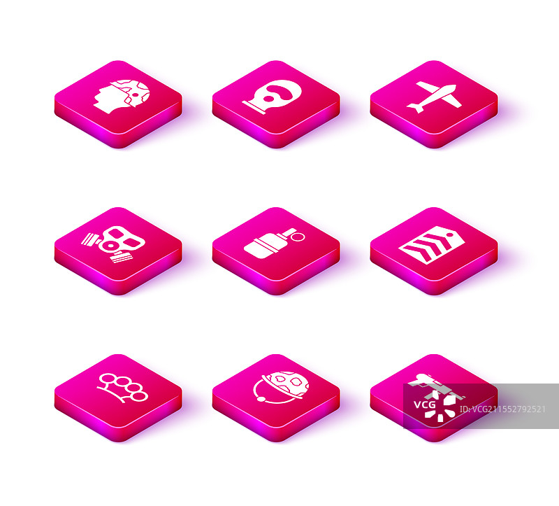 手持铜拳套、军用头盔和防毒面具图片素材