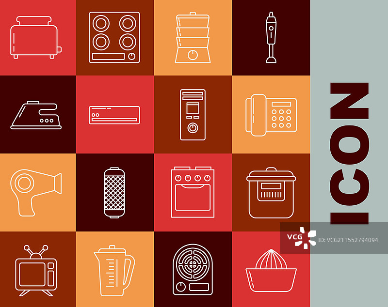 慢炖锅中的柑橘水果榨汁机图片素材