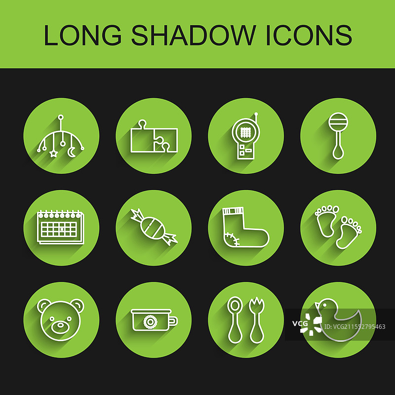 婴儿床上的排便训练小熊毛绒玩具图片素材