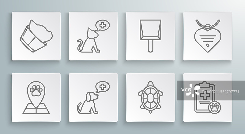 设置兽医学的线路图指针图片素材