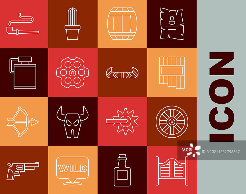 旧木制轮子和盘笛的酒吧门图片素材