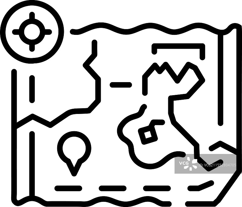 纸质地图图片素材